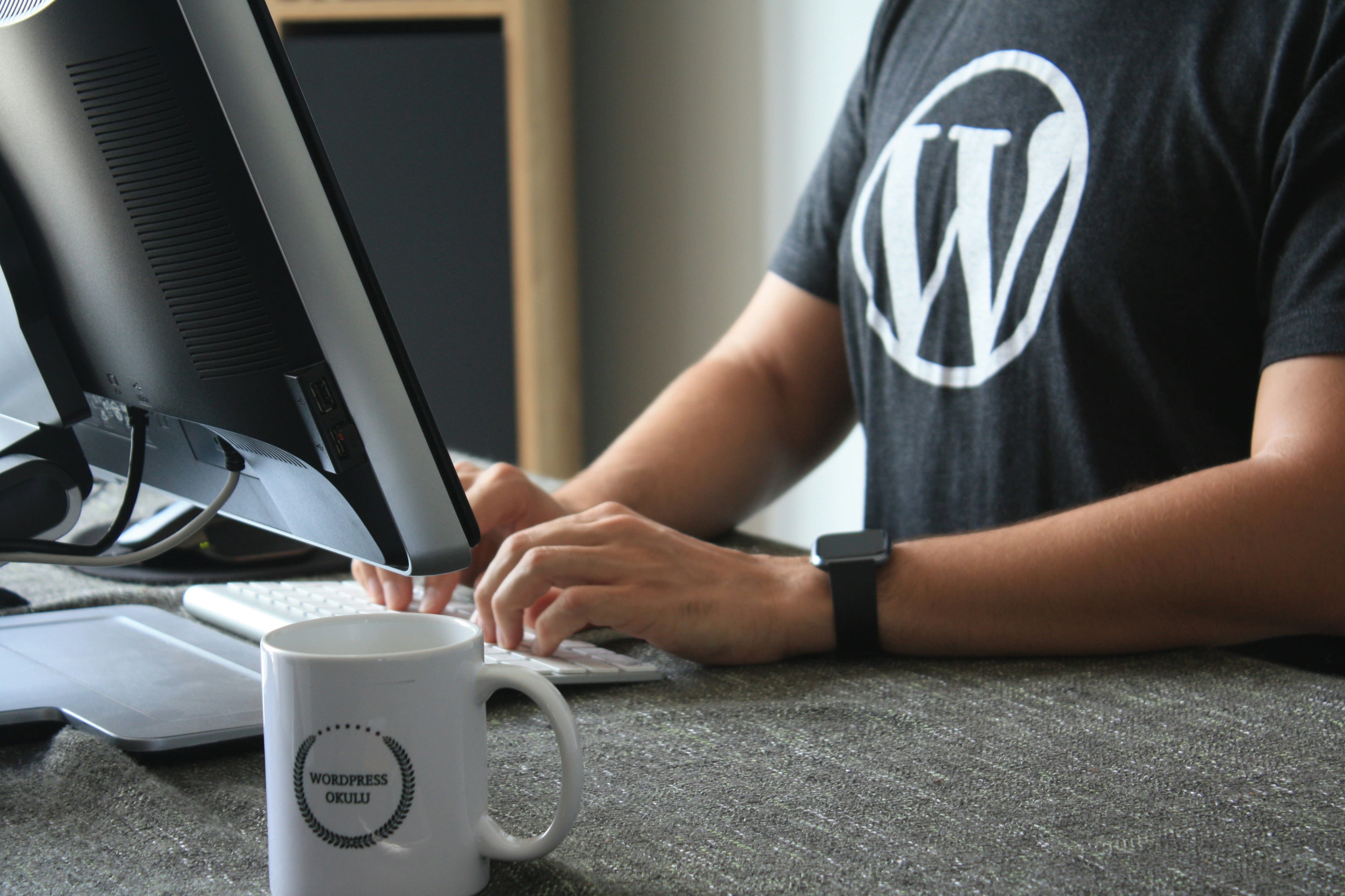 Desenvolvedor de Site WordPress freelancer trabalhando de forma remota